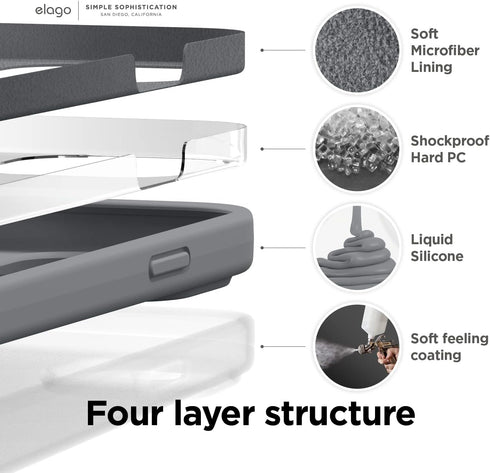 elago iPhone 14 Case Liquid Silicone